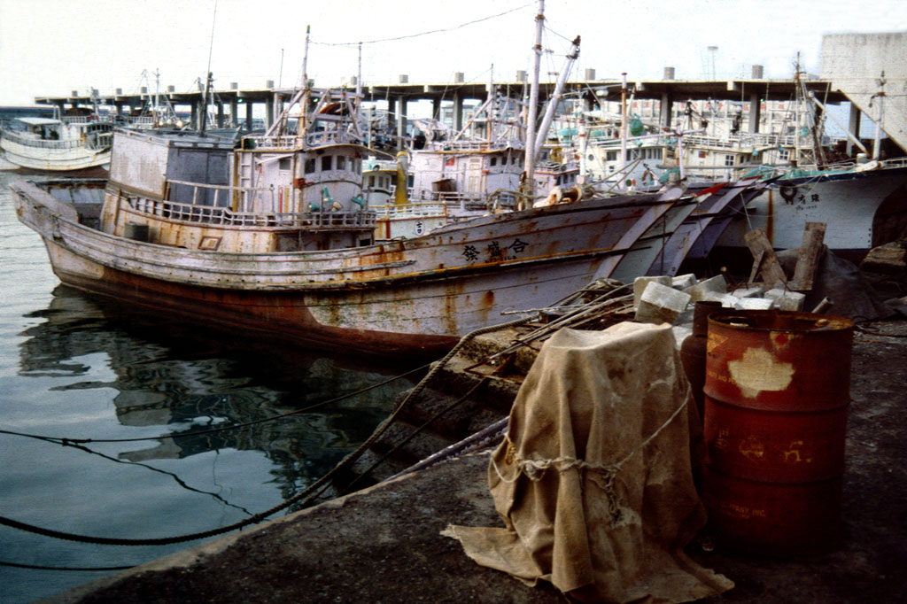 A fishing boat at the Penghu Islands