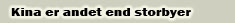 Kina er andet end storbyer