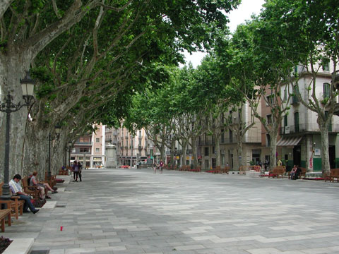 Et af torvene i Figueres