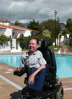 At the pool in Gran Canaries